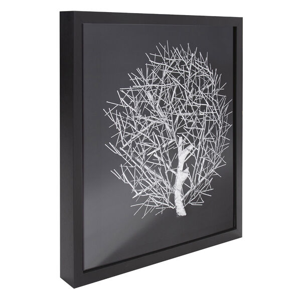 Black Framed 24 x 24-Inch Arbol Wall Art, image 3