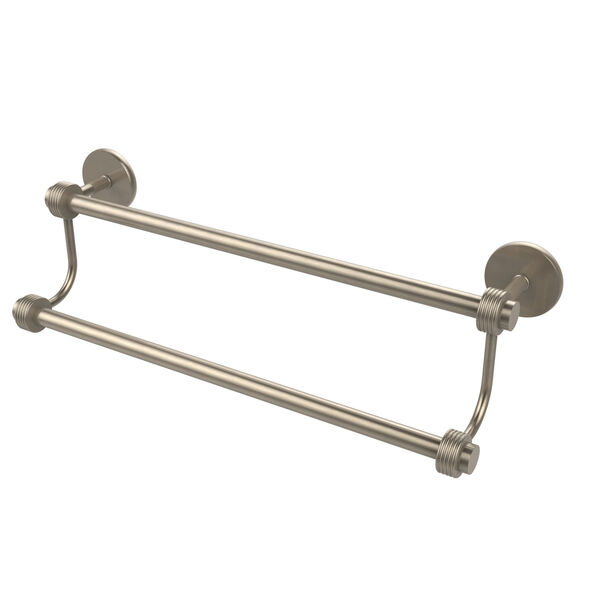 24 Inch Double Towel Bar, Antique Pewter, image 1