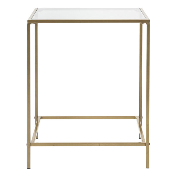 Arvi Brass 18-Inch Side Table, image 2