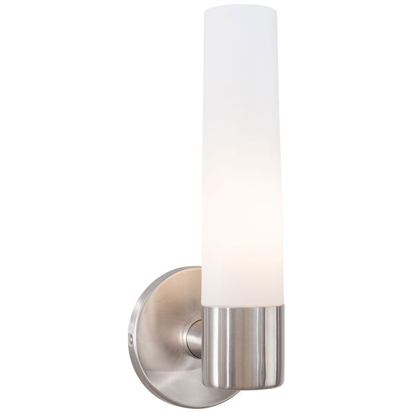 Saber Brushed Stainless Steel Bath Light Fixture, image 1
