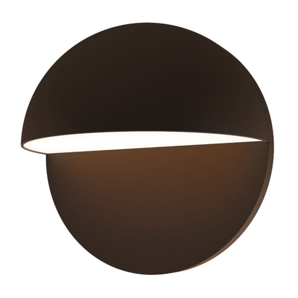 Mezza Cupola Textured Bronze 8-Inch LED Sconce, image 1