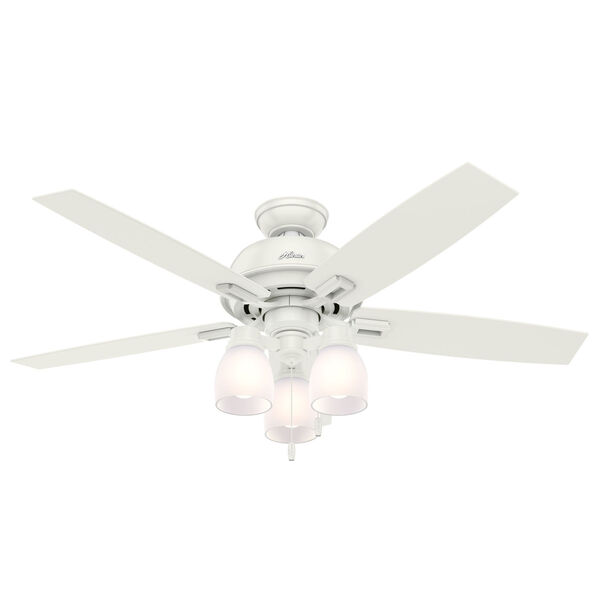 Donegan Fresh White 52-Inch Three-Light LED Adjustable Ceiling Fan, image 6