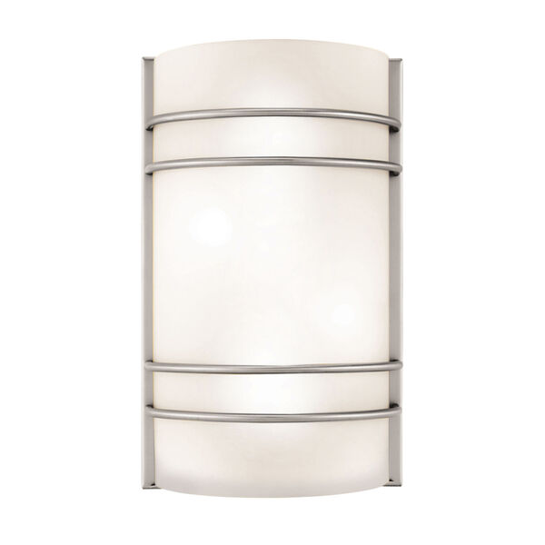 Artemis Brushed Steel 8-Inch Two-Light Led Wall Sconce, image 2