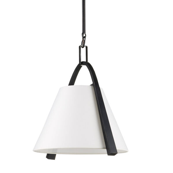 Frey Satin Black and Brown One-Light Pendant, image 3