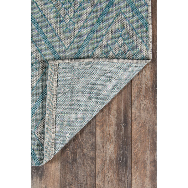 Lake Palace Light Blue Indoor/Outdoor Rug, image 6
