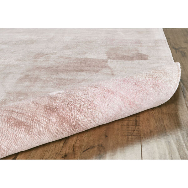 Emory Handwoven Lustrous Viscose Pink Rectangular: 5 Ft. x 8 Ft. Area Rug, image 6