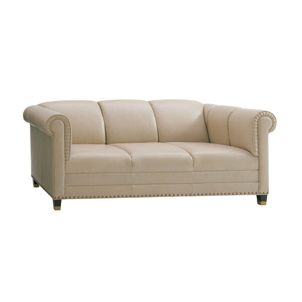 Carlyle Tan Springfield Leather Sofa, image 4