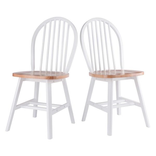 Windsor Natural White Chair, Set of Two, image 1