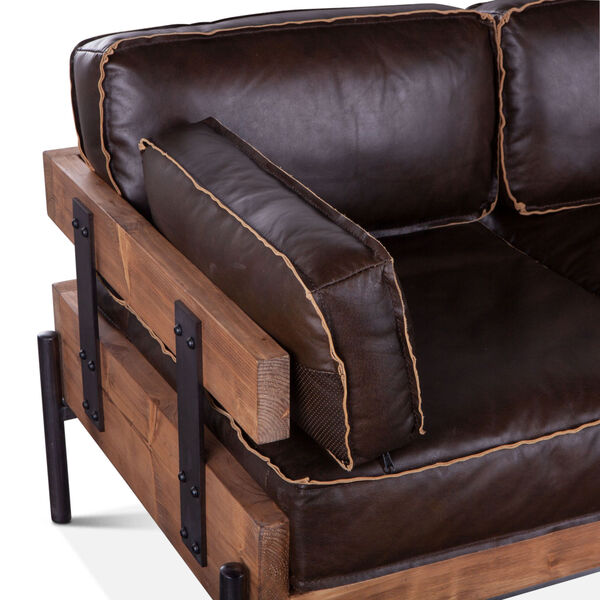 Chiavari Dark Brown Sofa, image 3
