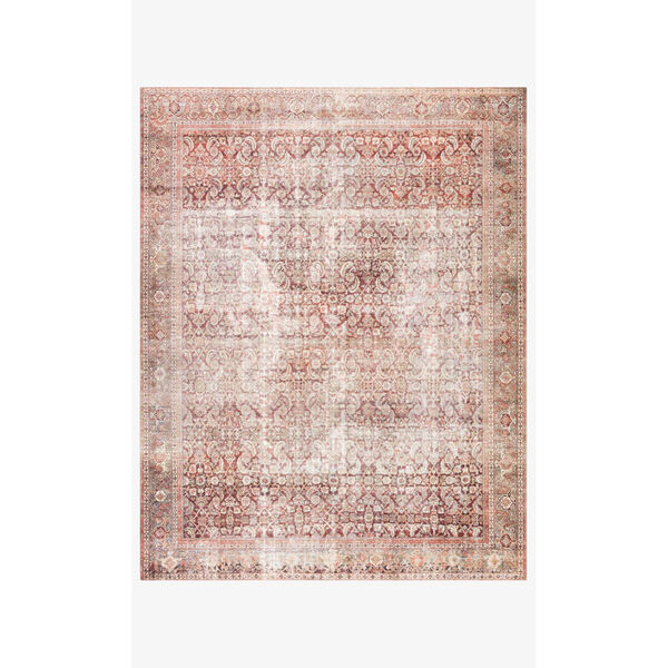 Layla Cinnamon and Sage Rectangular: 2 Ft. 6 In. x 12 Ft. Area Rug, image 1