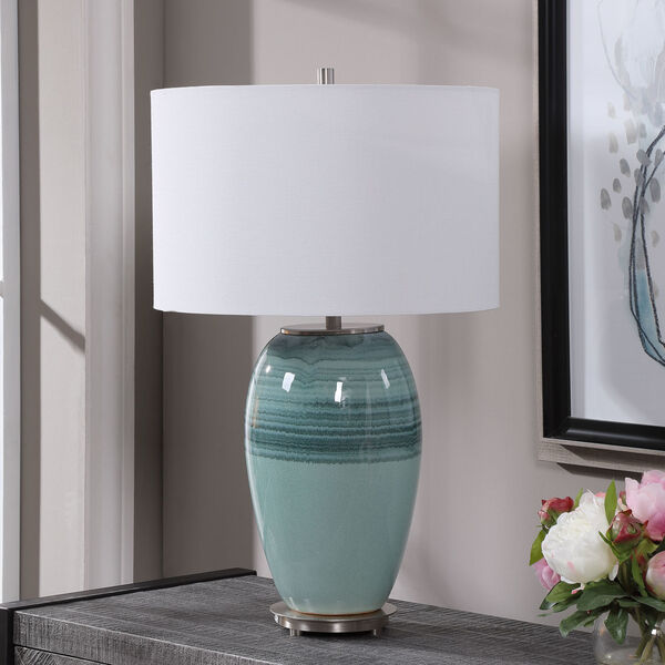 Caicos Teal One-Light Table Lamp, image 3