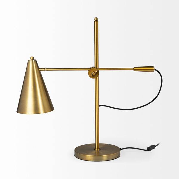 Fragon I Gold One-Light Adjustable Table Lamp, image 4
