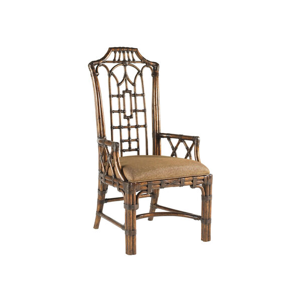 Royal Kahala Gold Pacific Rim Arm Chair, image 1