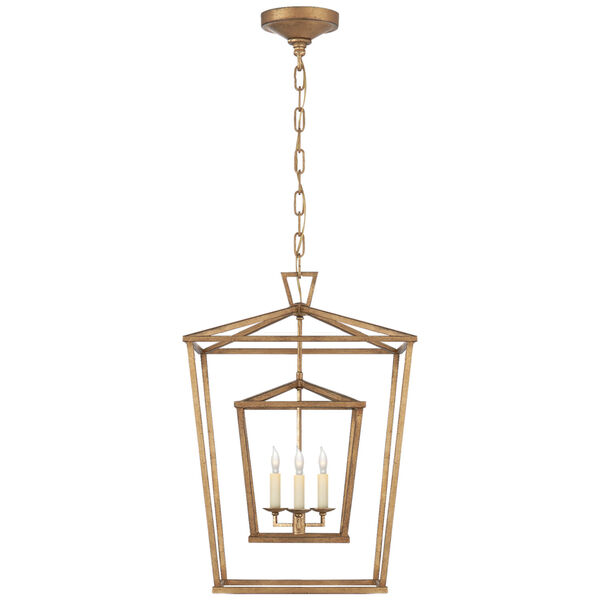 Darlana Double Cage Lantern By Chapman and Myers, image 1