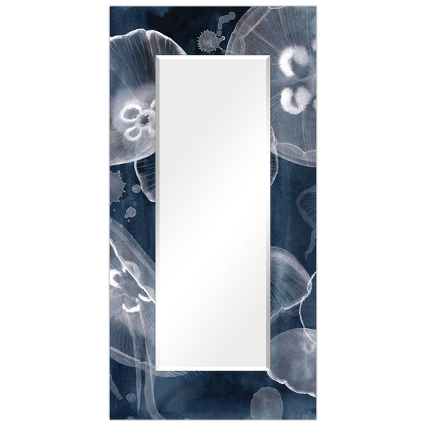 Moon Jellies Black 72 x 36-Inch Rectangular Beveled Floor Mirror, image 6