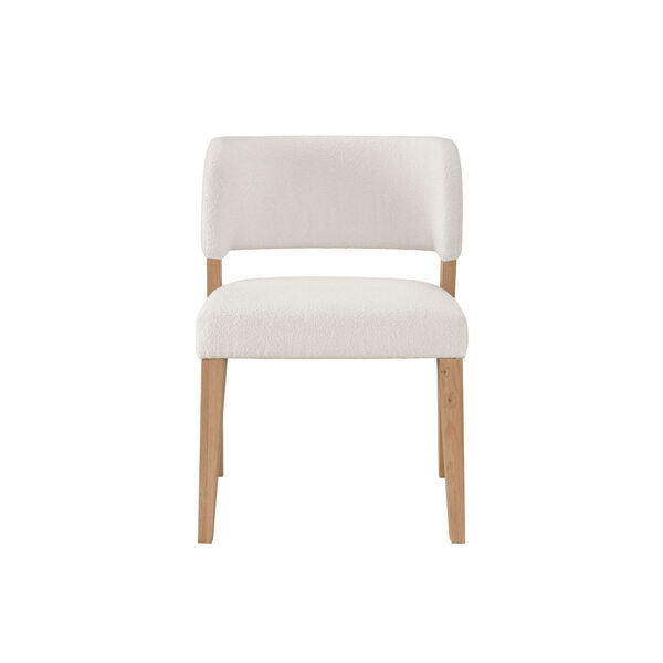 Prier White and Oak Side Chair, Set of 2, image 1