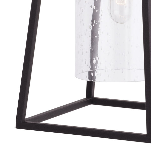 Nash Textured Black Seven-Inch One-Light Outdoor Wall Sconce with Dusk to Dawn Sensor, image 2