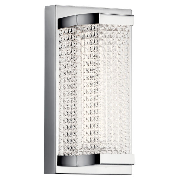 Ammiras Chrome Five-Inch LED Wall Sconce, image 1