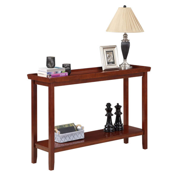 Ledgewood Mahogany Console Table with Shelf, image 3