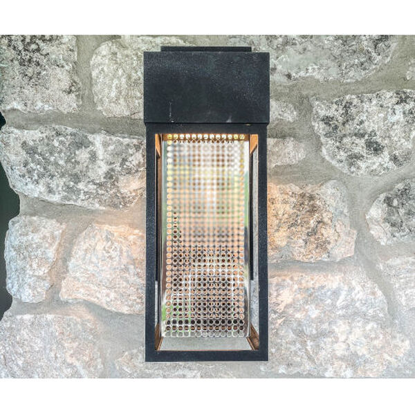 Townhouse Galaxy Black LED One-Light Seven-Inch Outdoor Wall Mount, image 4