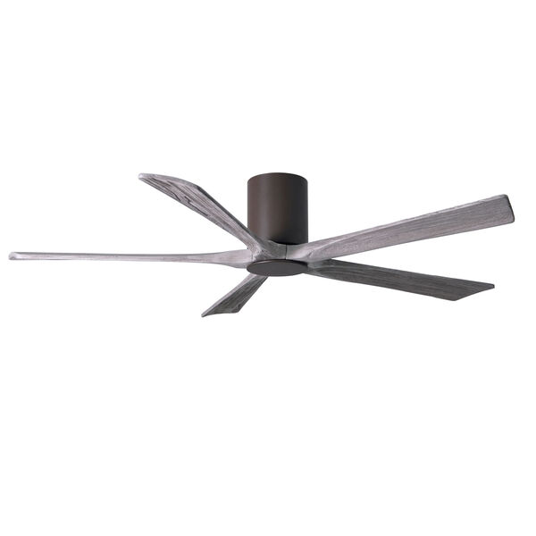 Irene Textured Bronze 60-Inch Ceiling Fan with Five Barnwood Tone Blades, image 4