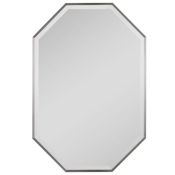 Stuartson Brushed Nickel 20-Inch Vanity Mirror, image 2