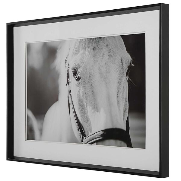 Eyes On The Prize Black and White 46 x 34-Inch Framed Print, image 4
