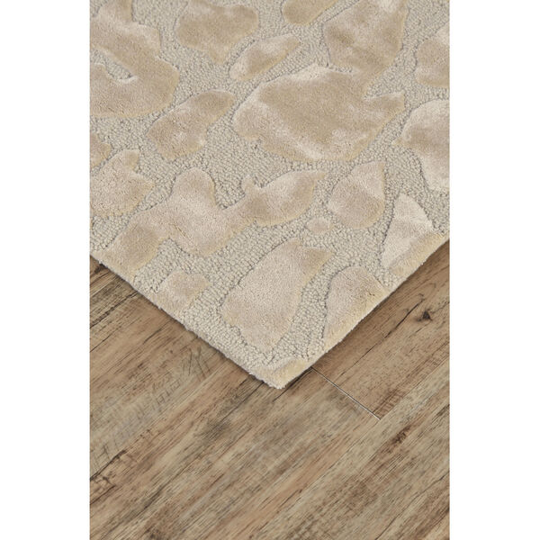 Mali Lustrous Tufted Abstract Ivory Rectangular: 3 Ft. 6 In. x 5 Ft. 6 In. Area Rug, image 3