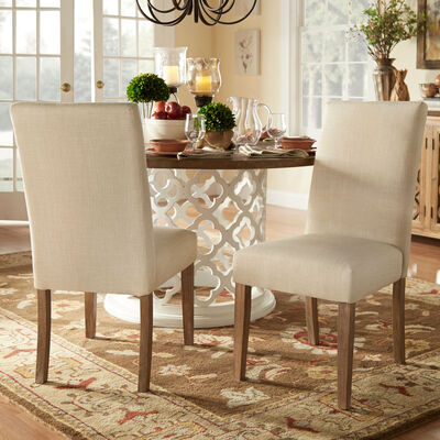 Beige Parsons Chairs Dining, Beige Parsons Dining Chairs