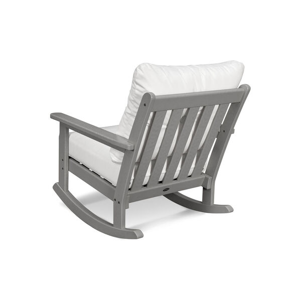 Vineyard Sand and Ash Charcoal Deep Seating Rocking Chair Set, 4-Piece, image 3