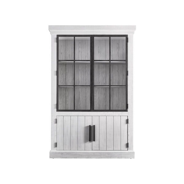 Huntley White and Black Display Cabinet, image 1