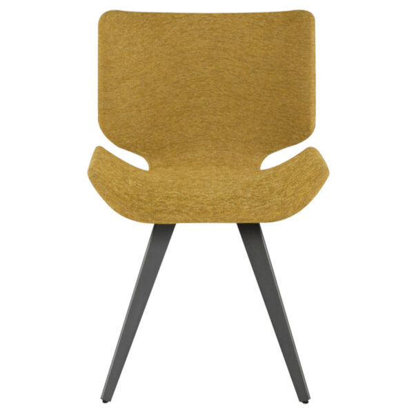Astra Yellow and Brown Dining Chair, image 2