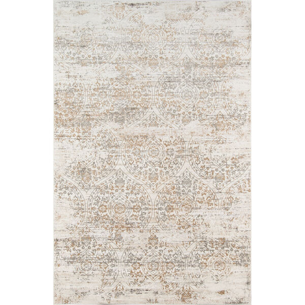 Juliet Ivory Distressed Rectangular: 8 Ft. 6 In. x 11 Ft. 6 In. Rug, image 1