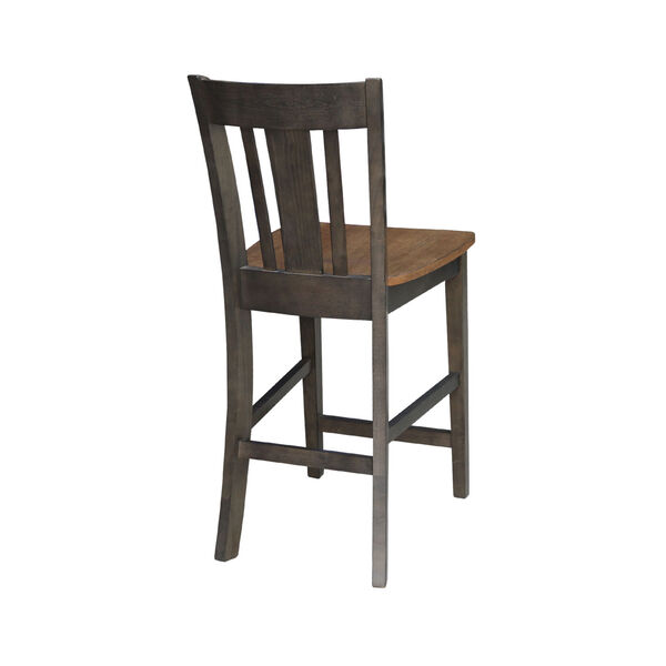 San Remo Hickory and Washed Coal Counterheight Stool, image 2