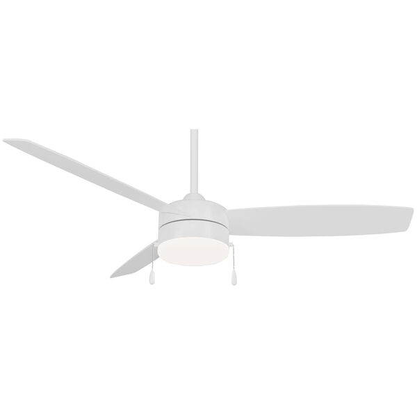 Airetor III Flat White 54-Inch LED Ceiling Fan, image 1