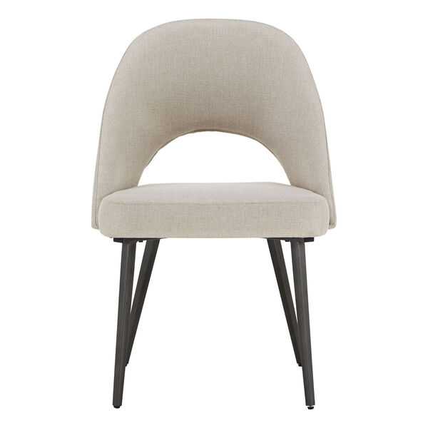 Xavier Beige and Black Dining Chair, Set of Two, image 2