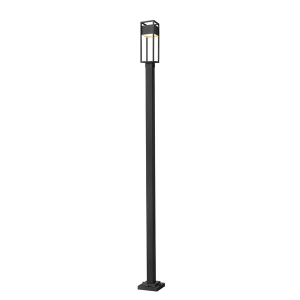 Barwick Black 114-Inch One-Light LED Outdoor Post Mount, image 1