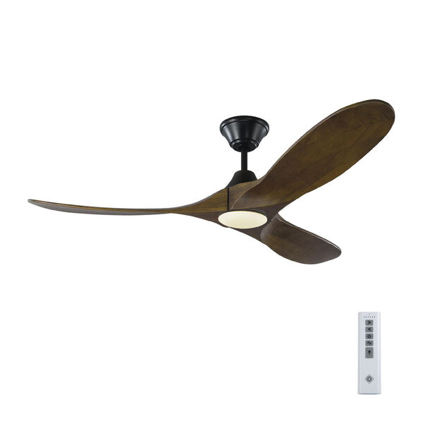 Maverick Matte Black 52-Inch LED Ceiling Fan, image 4
