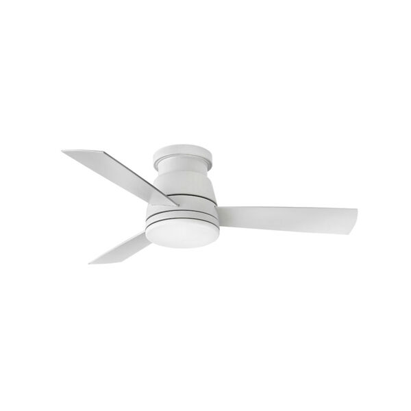 Trey Matte White 44-Inch Ceiling Fan, image 1