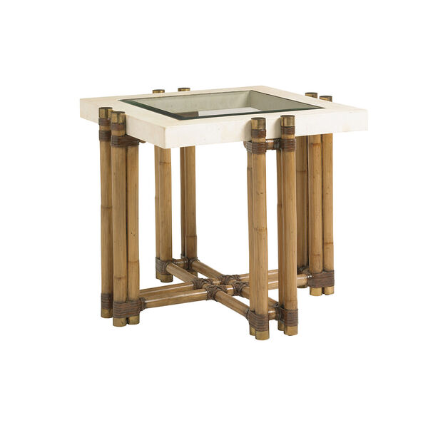 Twin Palms Brown Los Cabos Lamp Table, image 1