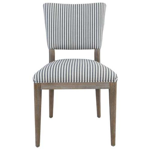 Julia Beige and Blue Upholstered Dining Chair, image 1