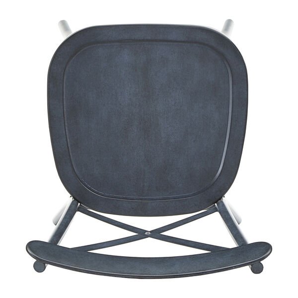 Roman Blue Metal Dining Chair, image 6
