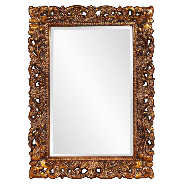 Barcelona Gold Rectangle Mirror, image 1