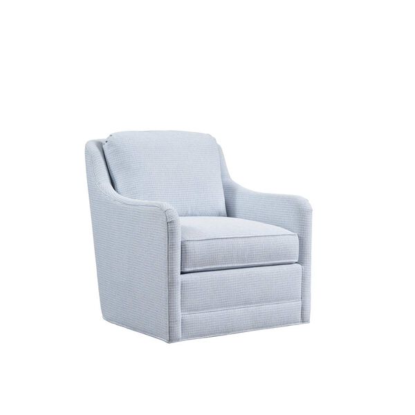 Barclay Butera Blue Glennhaven Swivel Chair, image 1