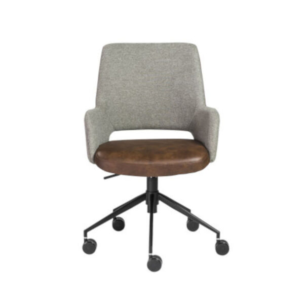 Emerson Gray Leatherette Tilt Office Chair, image 1