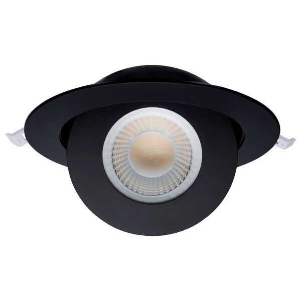 Starfish Black Six-Inch Integrated LED Gimbaled Downlight, image 3