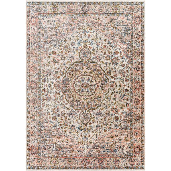 Davaro Dusty Pink Rectangular: 5 Ft. 3 In. x 7 Ft. Area Rug, image 1