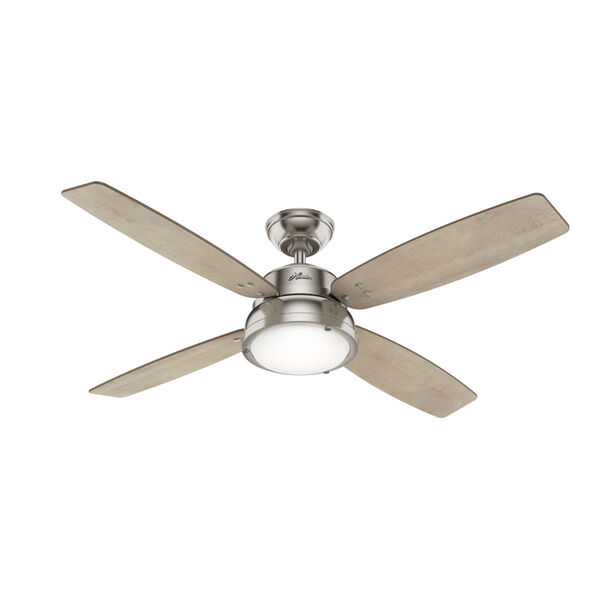 Wingate Brushed Nickel 52-Inch LED Ceiling Fan, image 1