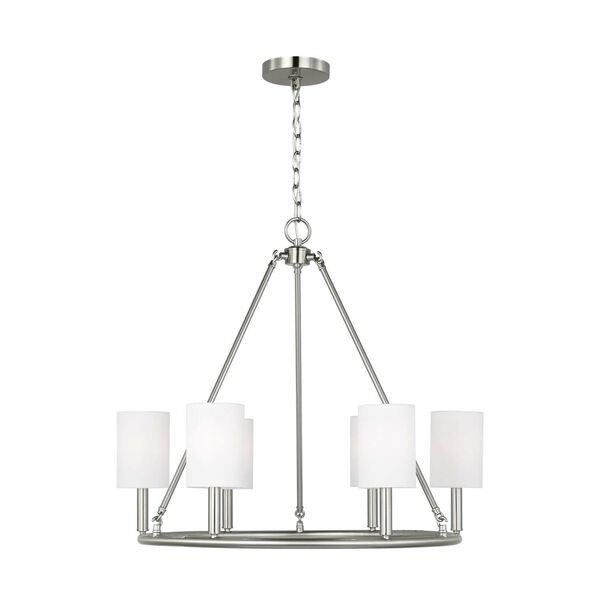 Egmont Six-Light Large Chandelier by Drew and Jonathan, image 1