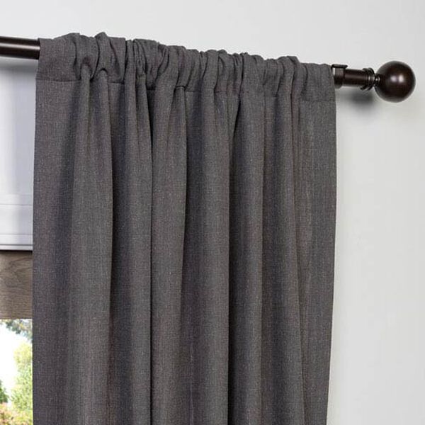 Slate Gray 84 x 50-Inch Curtain Single Panel, image 3